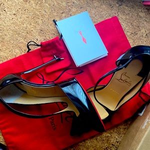 Authentic Christian Louboutin black shoes